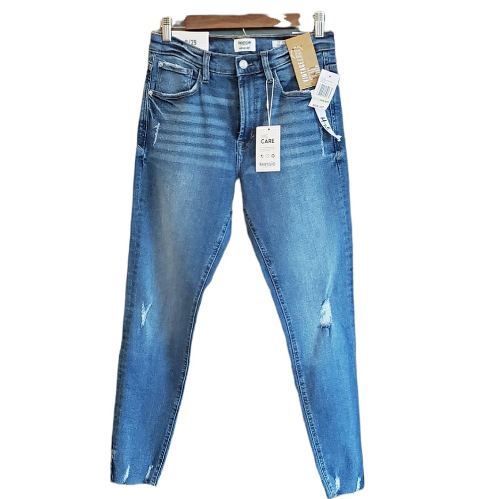 NWT Kensie Vintage Luxe Ultimate High Rise Skinny Jeans, sz 8/29